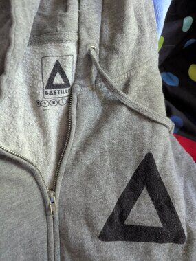Vintage Bastille Zip up Sweater